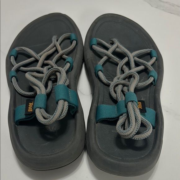 Teva Gray and Teal Sandals - Picture 3 of 4